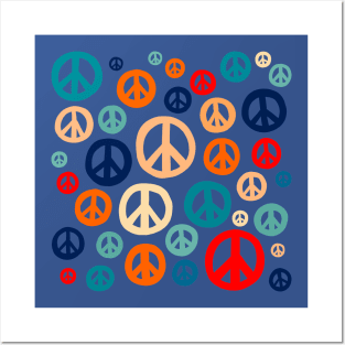 Peace Symbol Pattern Posters and Art